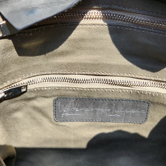 Weathered Black Whiskey Leather Backpack by Undercover Hippie. - Picture 3 of 12